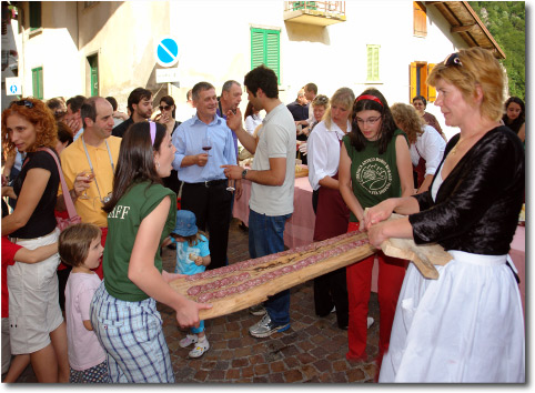 Salame nostrano prodotto in Valle Brembana
