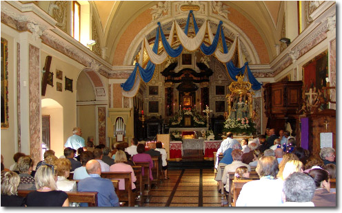 Sagra Madonna del Frassino la processione Ornica
