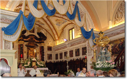 Sagra Madonna del Frassino la processione Ornica