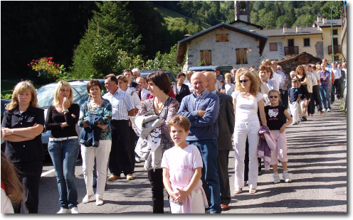Sagra Madonna del Frassino la processione Ornica