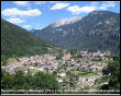 Panoramica di Piazza Brembana (529 m)