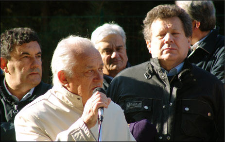 Cav. Piero Busi con Valerio Bettoni