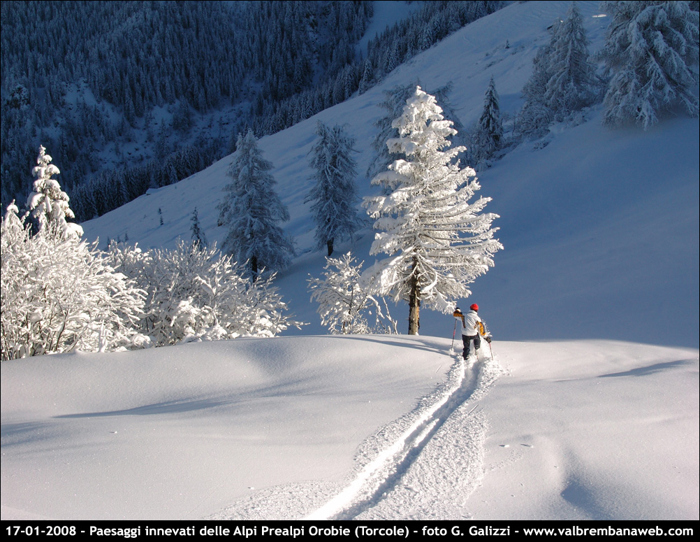 Paesaggi Innevati Alpi Prealpi Orobie