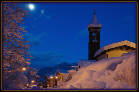 La notte magica di luna piena a Roncobello e Capovalle