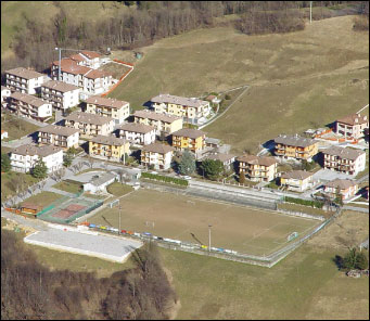 Frazione Briolo e il campo sportivo