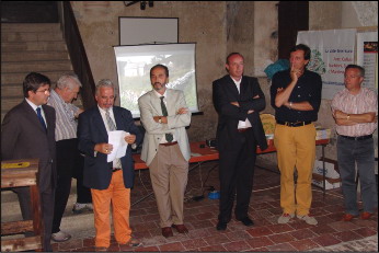 Le autorit presenti alla premiazione