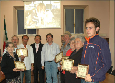 Allevatori premiati dal Comune di San Giovanni Bianco