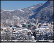 San Pellegrino Terme innevata