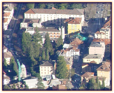Il viale di San Pellegrino Terme