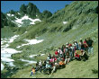 Scolaresca di Roche-lez-Beaupr ai laghetti di Ponteranica