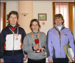 Il podio femminile