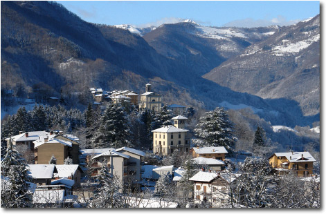 La chiesa di Peghera