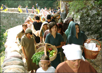 Rievocazione storica duelli e battaglie tra Guelfi e Ghibellini