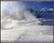 Sulla pista Arale si spara neve