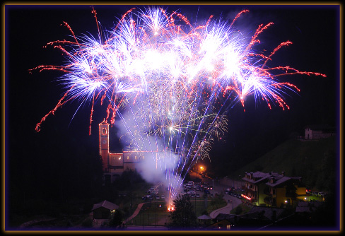 Spettacolo pirotecnico di Valleve