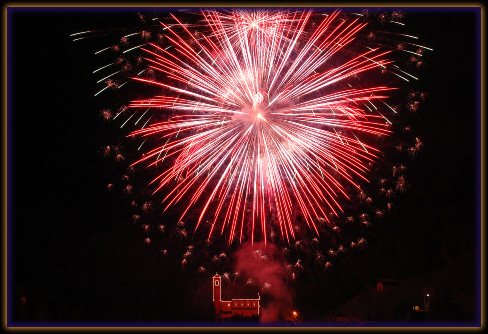 Spettacolo pirotecnico di Valleve