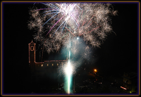 Spettacolo pirotecnico di Valleve