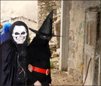 Maschere tradizionali nel Carnevale di Valtorta