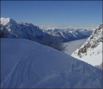 Panoramica verso la Valsassina - Lecco