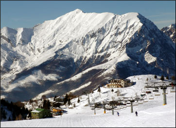 Piani di Bobbio con il Grignone sullo sfondo