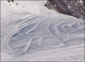 Il circuito della Pista da Fondo ai Piani di Bobbio
