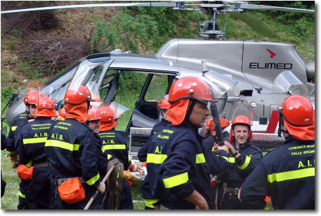 Esercitazione Antincendio Valle Brembana
