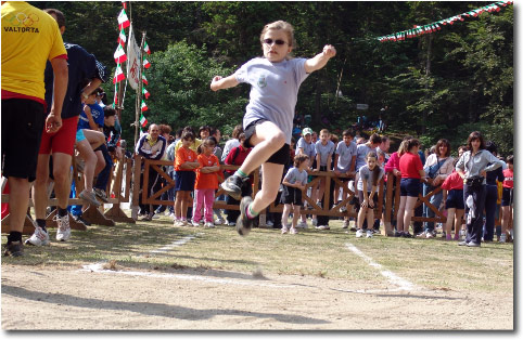 Olimpiadi Scolastiche di Valtorta salto in lungo femminile