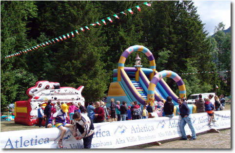 Giochi gonfiabili - Olimpiadi Scolastiche di Valtorta