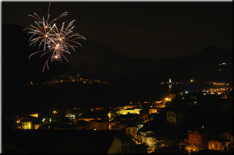 Spettacolo pirotecnico Sagra di San Lorenzo di Zogno
