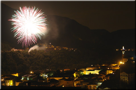 Spettacolo pirotecnico Sagra di San Lorenzo di Zogno