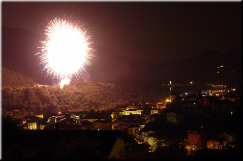 Spettacolo pirotecnico Sagra di San Lorenzo di Zogno